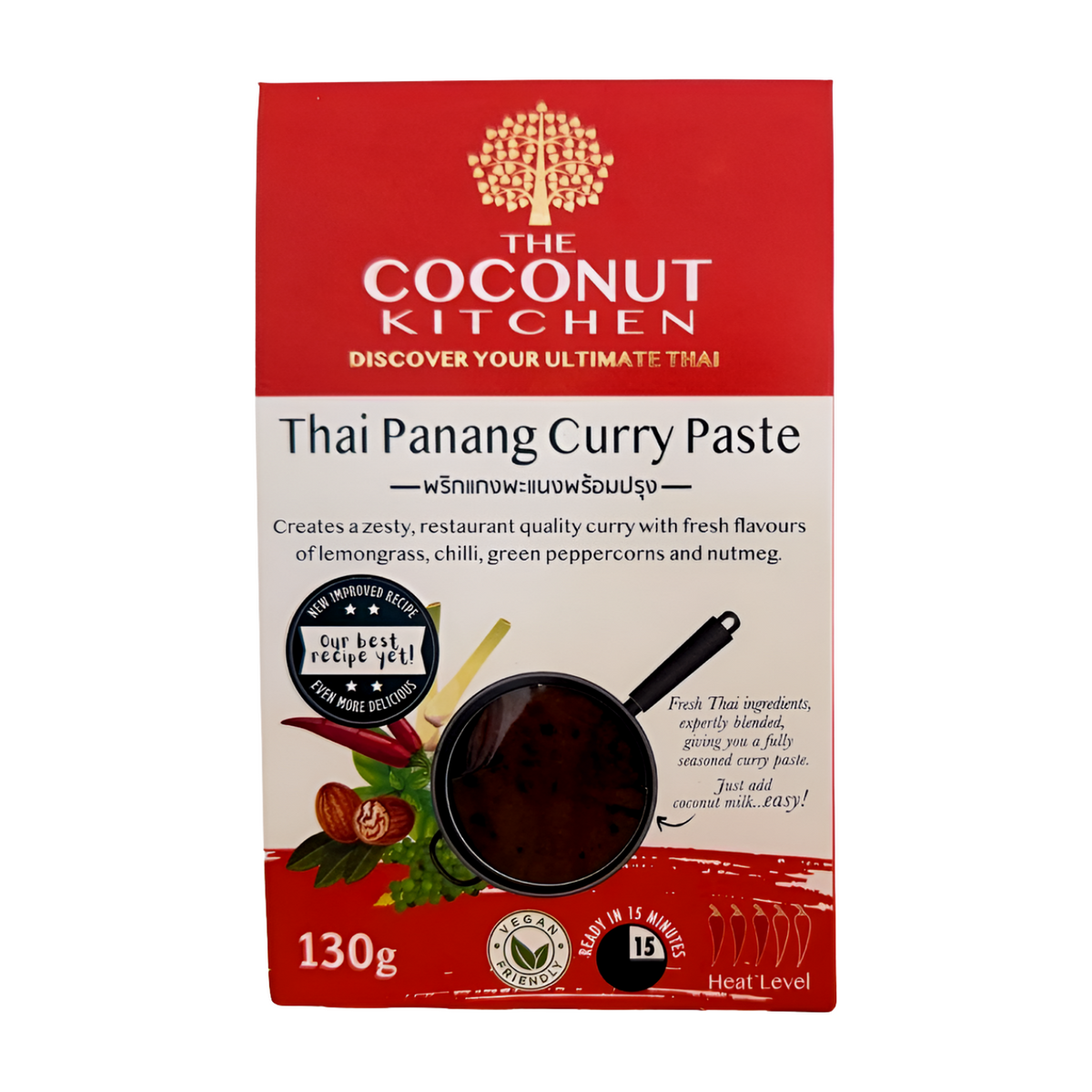 The Coconut Kitchen Thai Peppercorn Panang Curry Paste (6x130g) – The ...