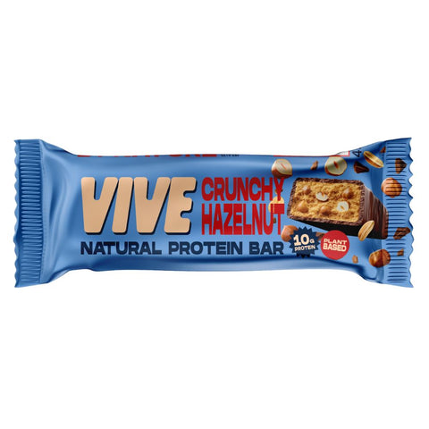 Vive Crunchy Hazelnut Natural Protein Bar (12x50g)
