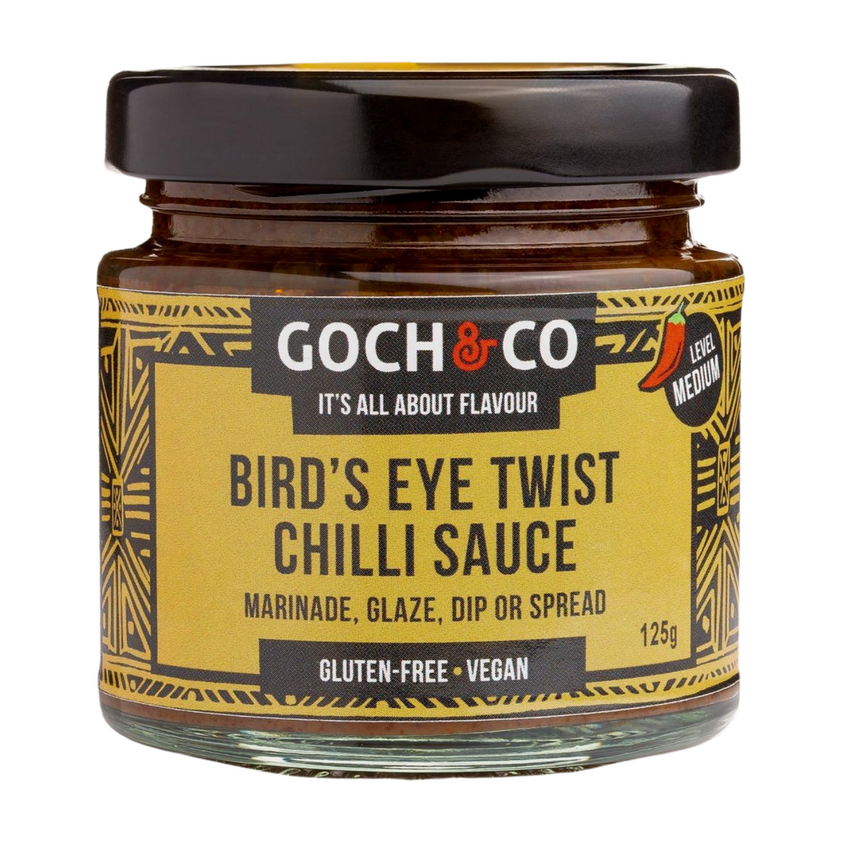 Goch & Co Bird's Eye Twist Chilli Sauce (6x125g) The Food Company