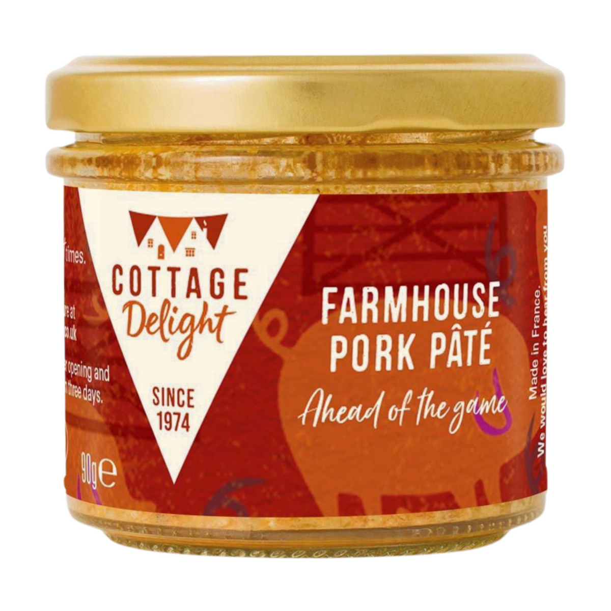 Cottage Delight Farmhouse Pork Pate (12x90g) The Food Company