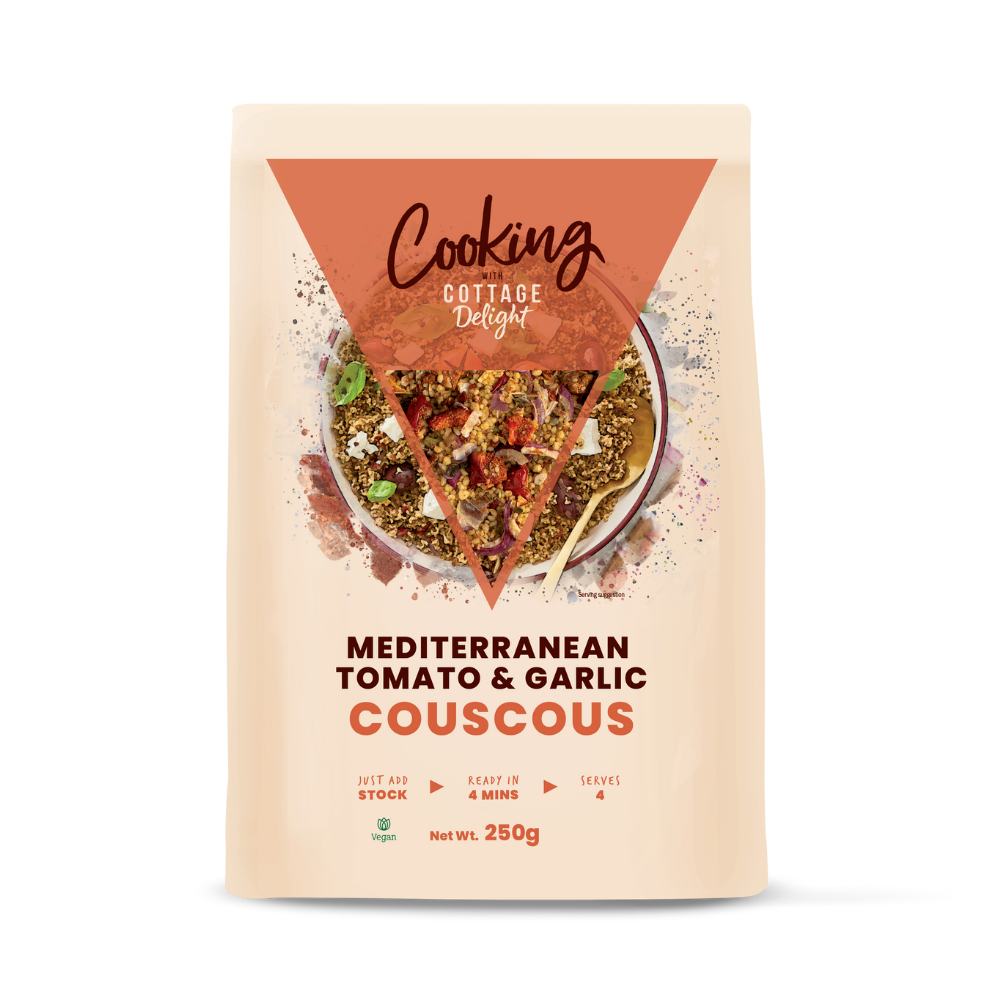 Cooking with Cottage Delight Mediterranean Tomato & Garlic Couscous (6