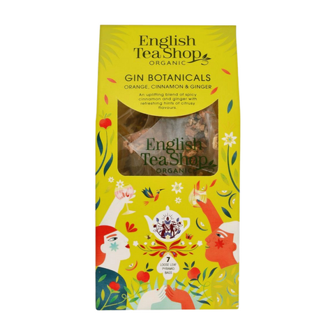 English Tea Shop Organic Orange, Cinnamon & Ginger Gin Botanicals (6x14g)
