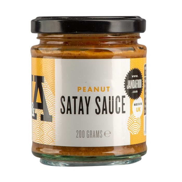 J&A Peanut Satay Sauce (6x200g) The Food Company