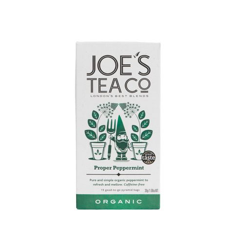 Joe's Tea Co Propper Peppermint Organic Tea (6x15 Pyramids)