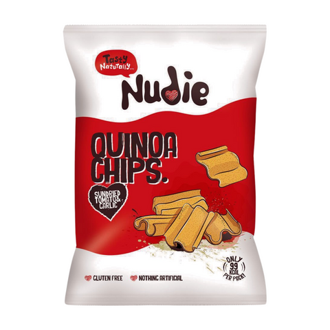 Nudie Snacks Sundried Tomato & Garlic Quinoa Chips (24x20g)