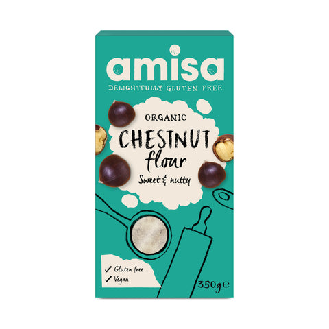 Amisa Organic Chestnut Flour (6x350g)
