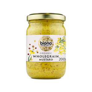 Biona Organic Wholegrain Mustard (6x200g)