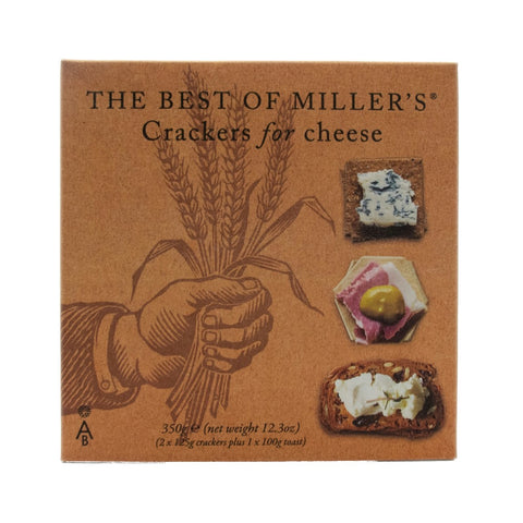 Artisan Biscuits The Best of Miller's Cracker Selection Box (4x350g)