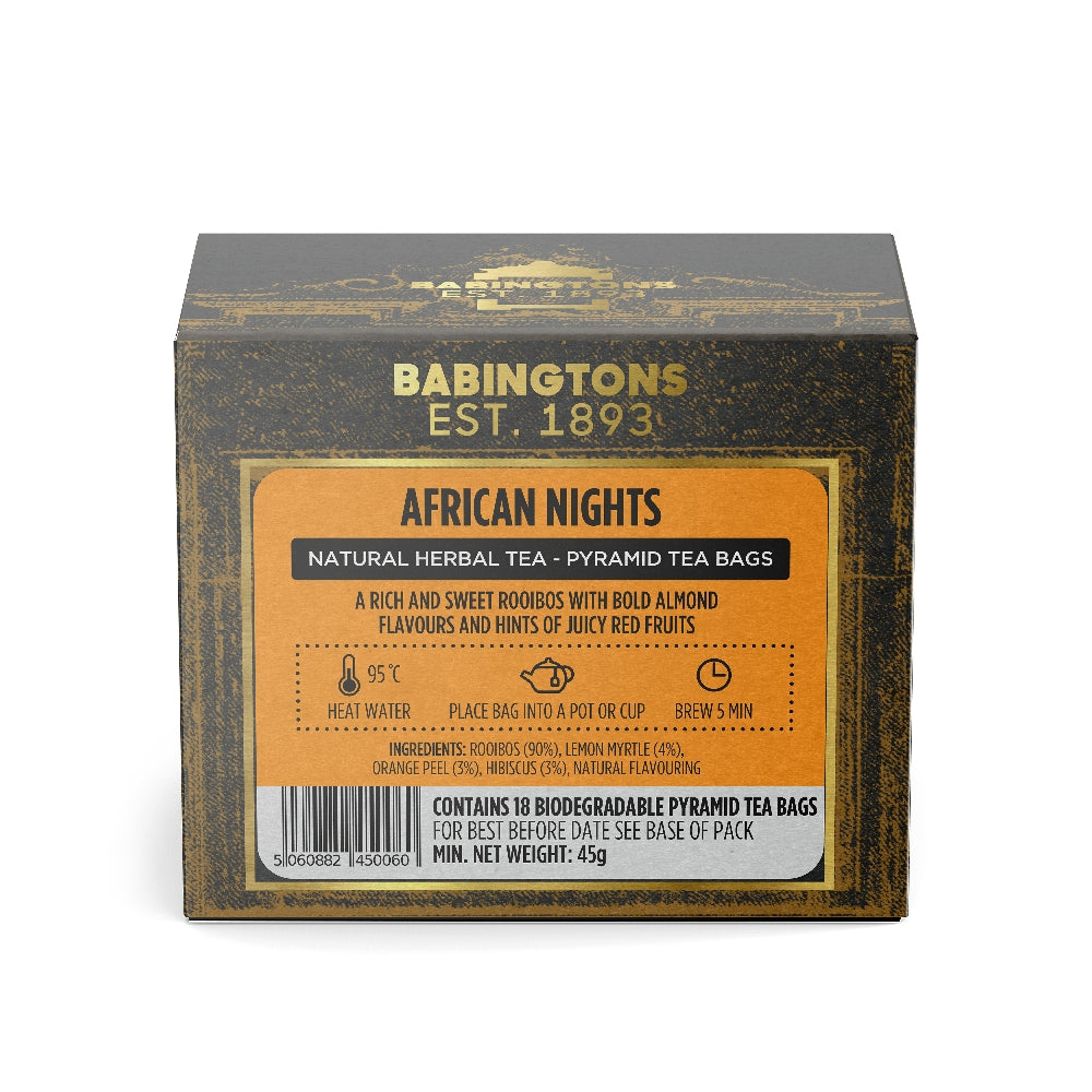 Babingtons Blends African Nights Tea (8x18 Pyramids)