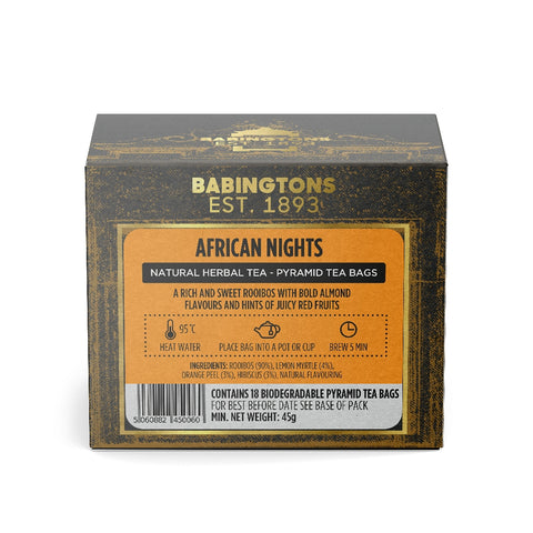 Babingtons Blends African Nights Tea (8x18 Pyramids)