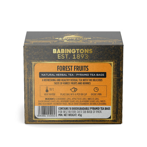 Babingtons Blends Forest Fruits Tea (8x18 Pyramids)