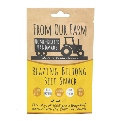 From Our Farm Blazing Biltong (12x35g)