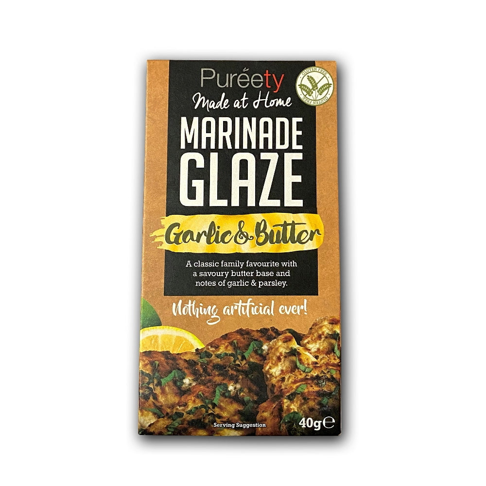 Pureety Garlic & Butter Marinade Glaze (9x40g) The Food Company