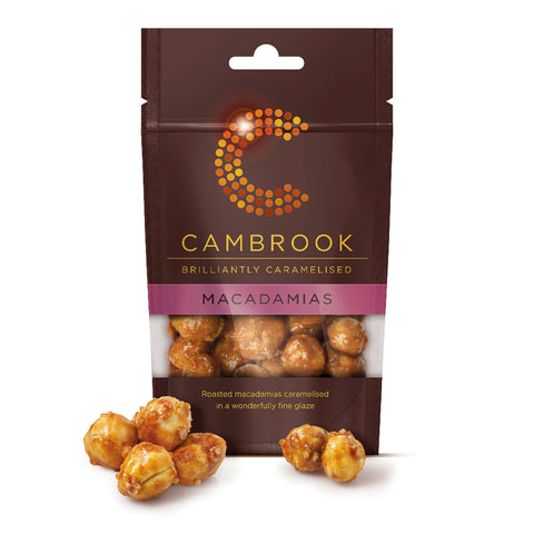 Cambrook Caramelised Macadamias (9x70g)