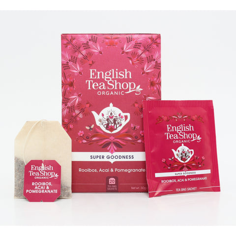 English Tea Shop Rooibos, Acai & Pomegranate (6x20 Tea Bags)