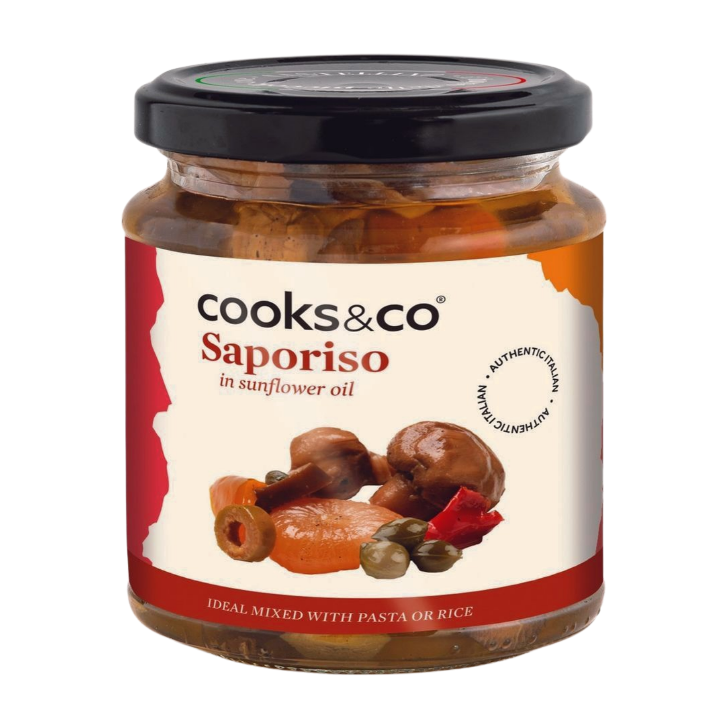 Cooks & Co Saporiso - Mixed Vegetables in Oil (6x280g)