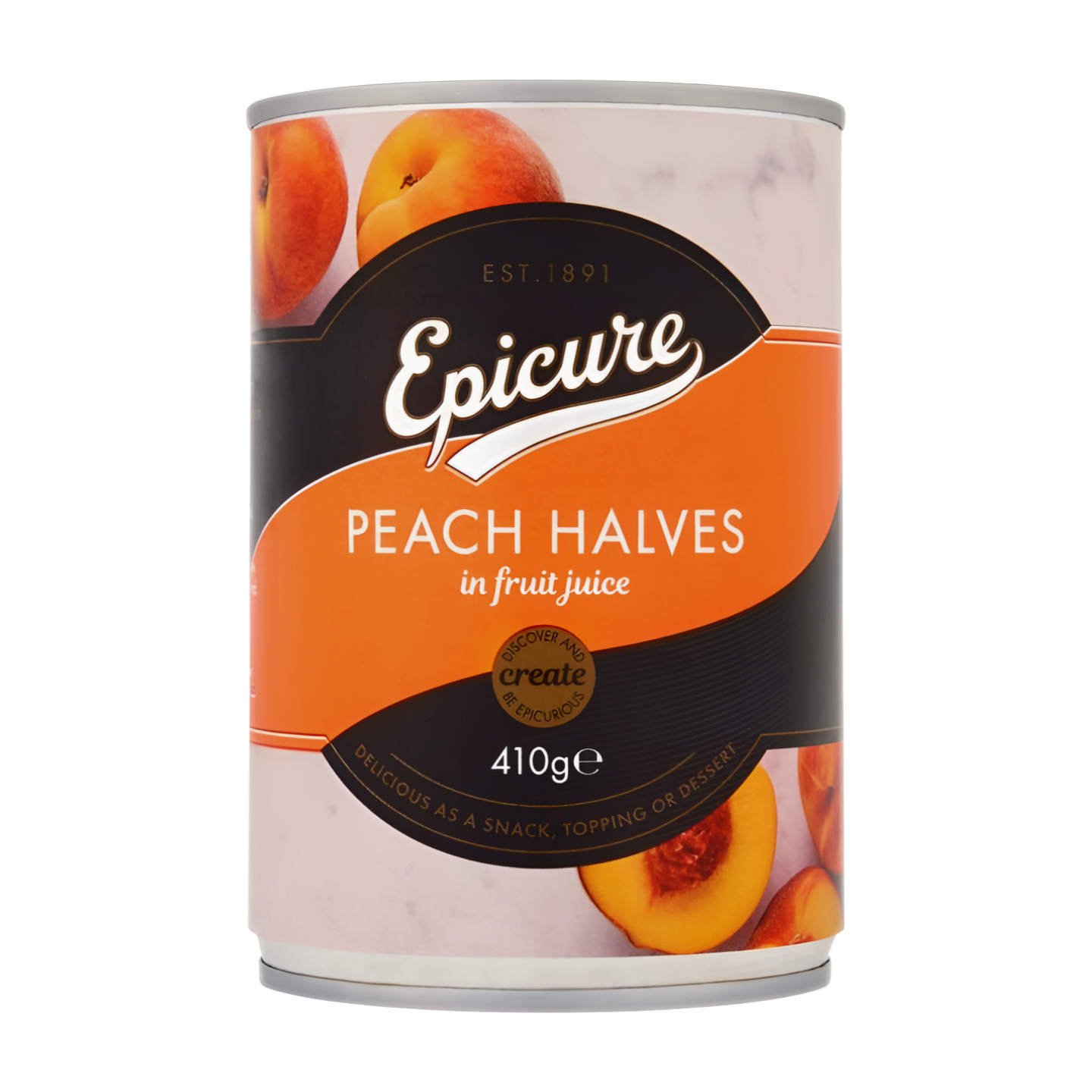 Epicure Peach Halves in Fruit Juice (12x410g)