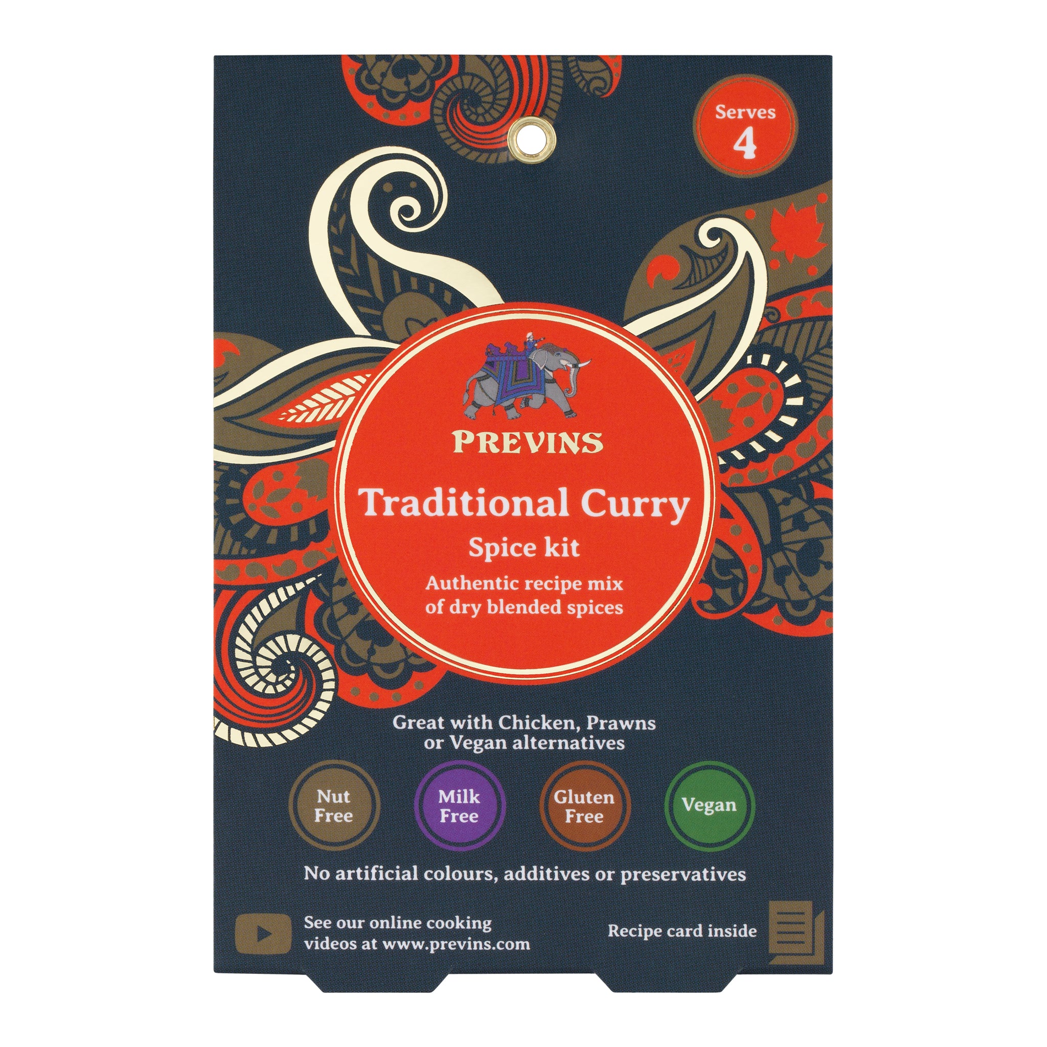 Previns Traditional Curry Spice Kit (8x26g)