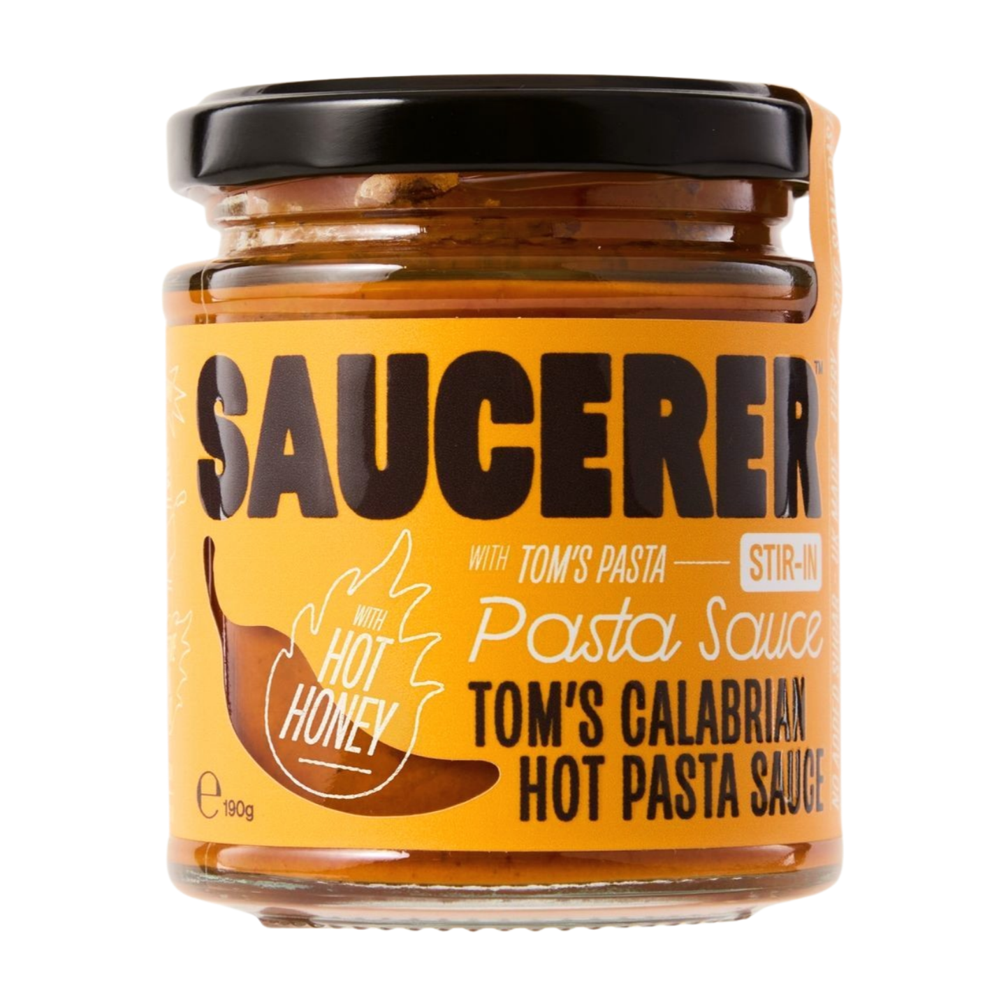 Saucerer Tom's Calabrian Hot Pasta Sauce (6x190g)