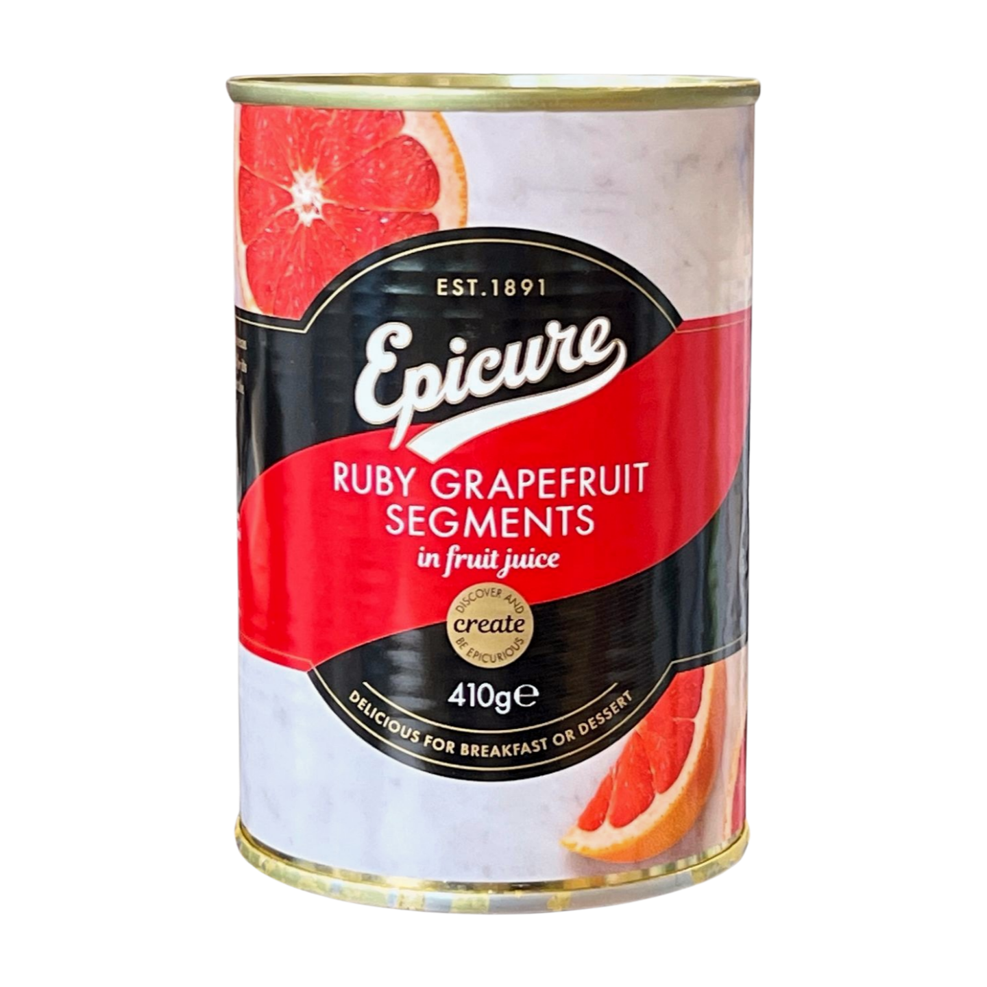Epicure Ruby Grapefruit Segments in Fruit Juice (12x410g)
