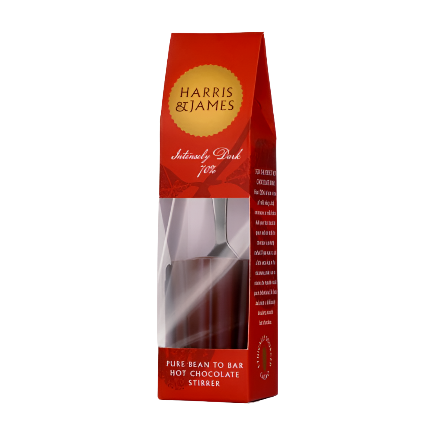Harris & James Intensely Dark Hot Chocolate Stirrer (8x45g)