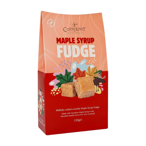 Copperpot Maple Syrup Fudge (10x150g)