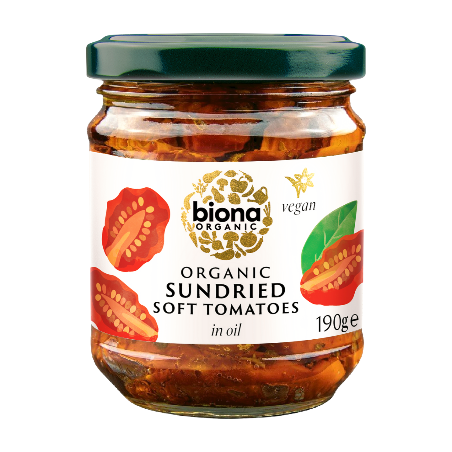 Biona Organic Sundried Soft Tomatoes in Oil (5x190g)