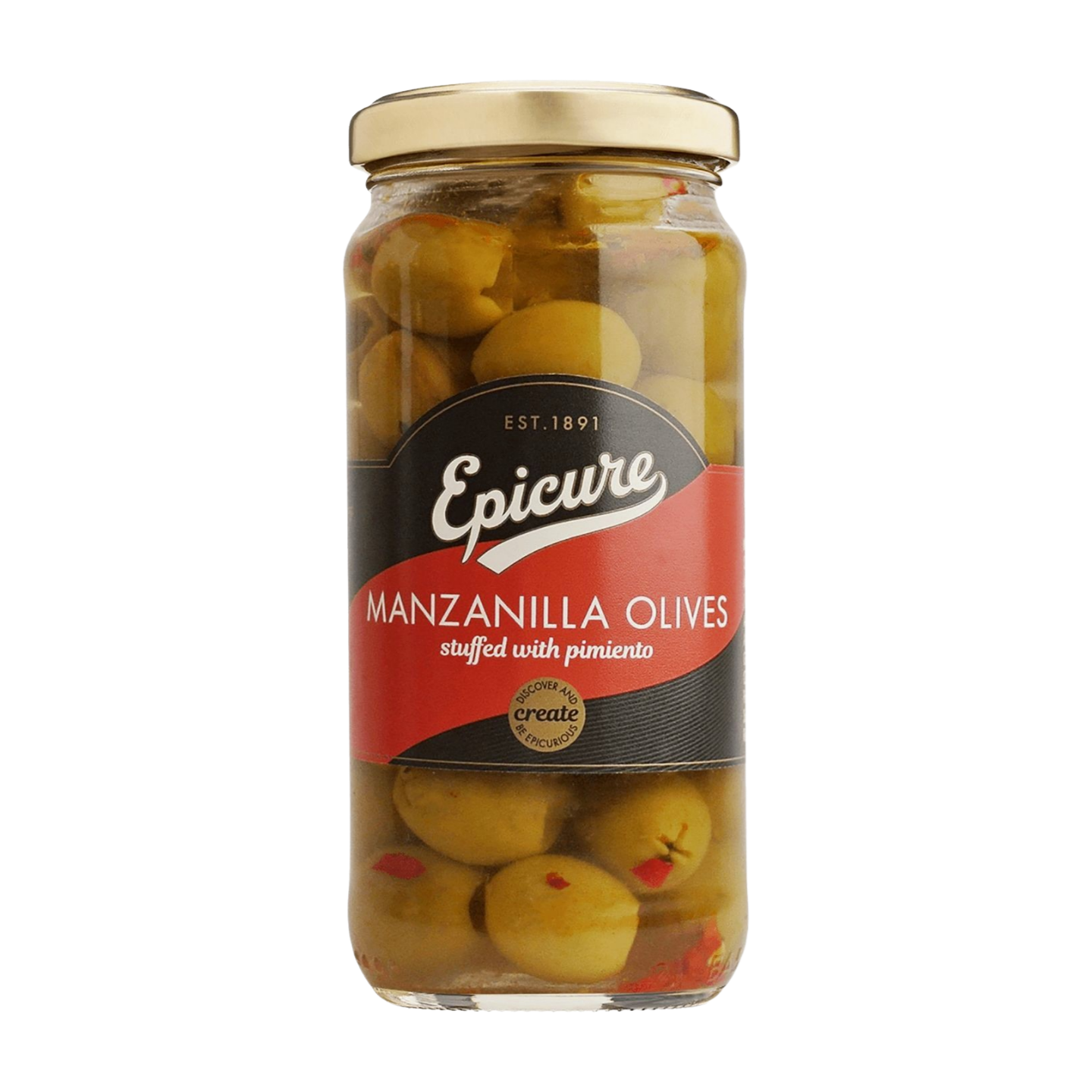 Epicure Manzanilla Olives Stuffed with Pimento (12x235g)