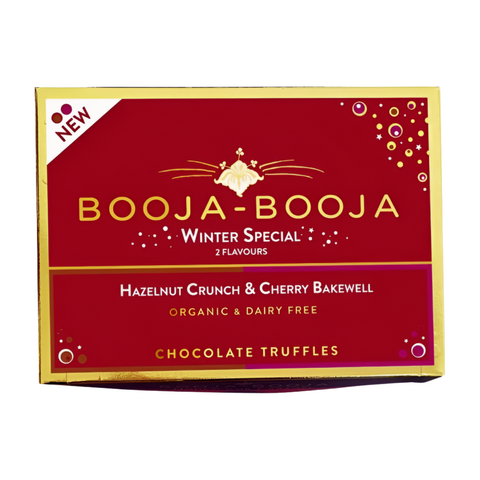 Booja-Booja Hazelnut Crunch & Cherry Bakewell Truffles (92g)