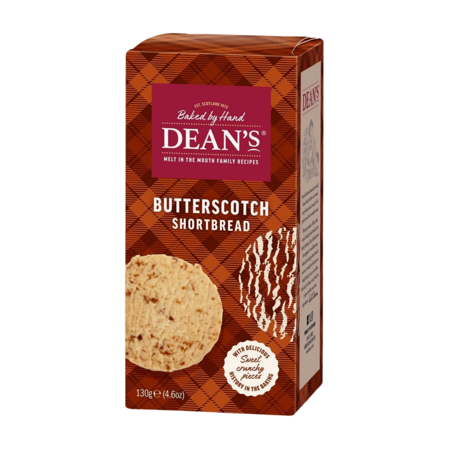 Dean's Butterscotch Shortbread (8x130g)