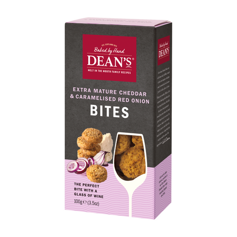 Dean's Extra Mature Cheddar & Caramelised Onion Bites (10x100g)