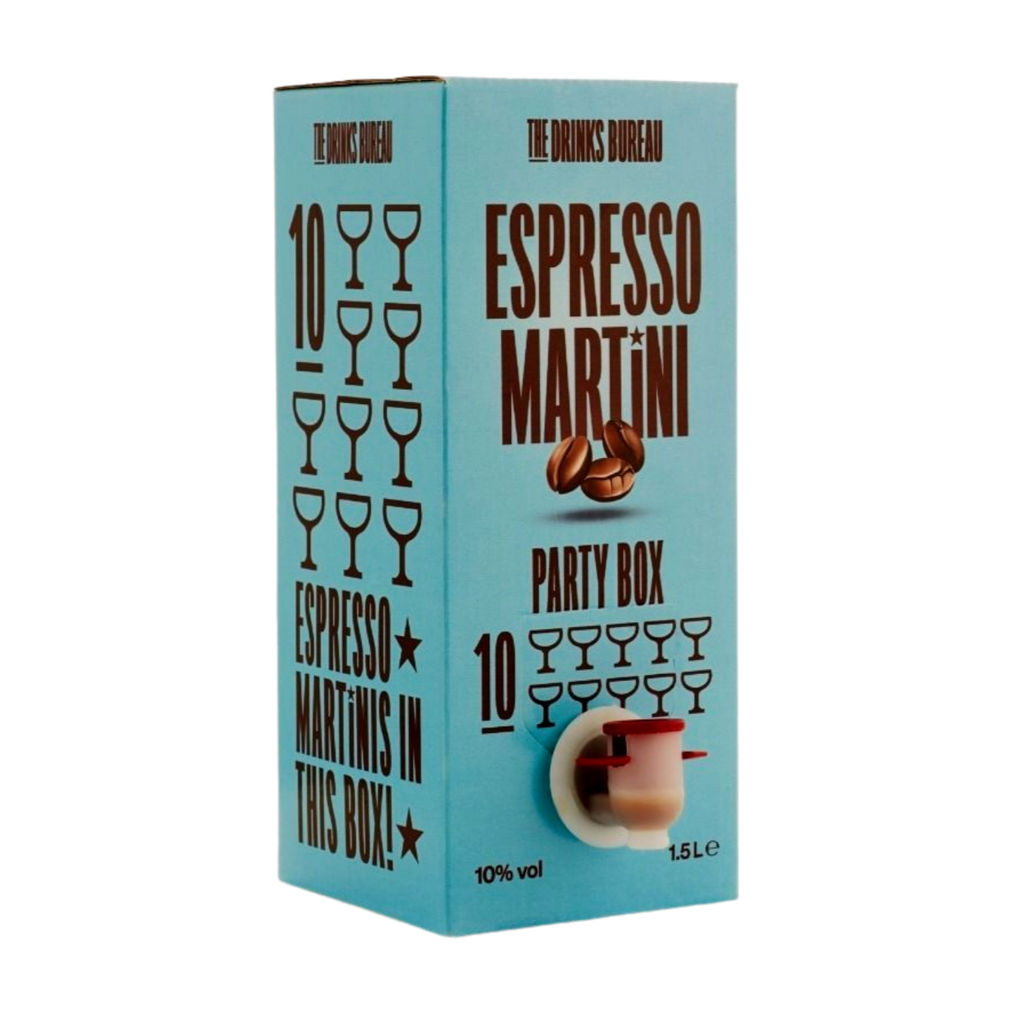 The Drinks Bureau Espresso Martini Party Box (6x1500ml)