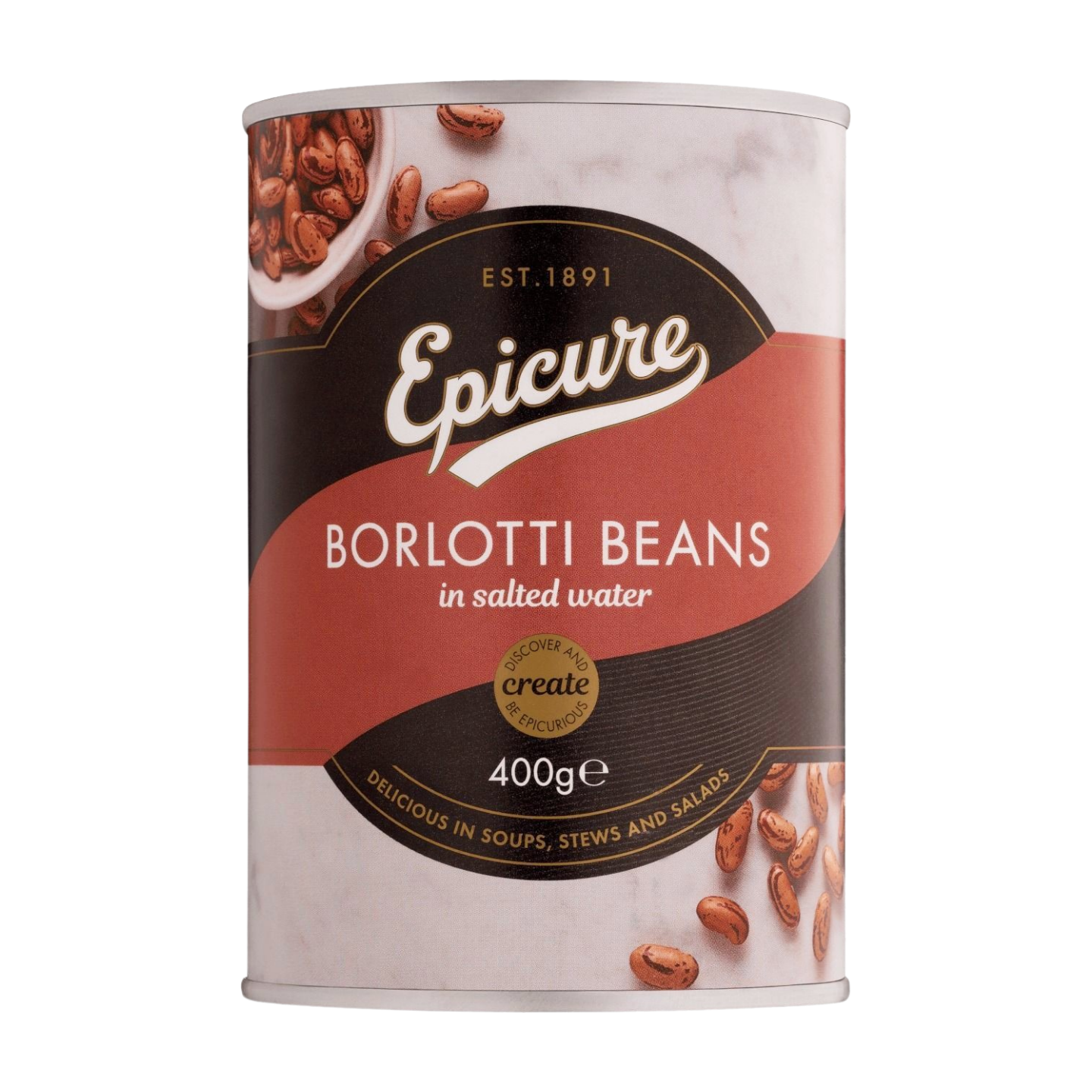 Epicure Borlotti Beans (12x400g)