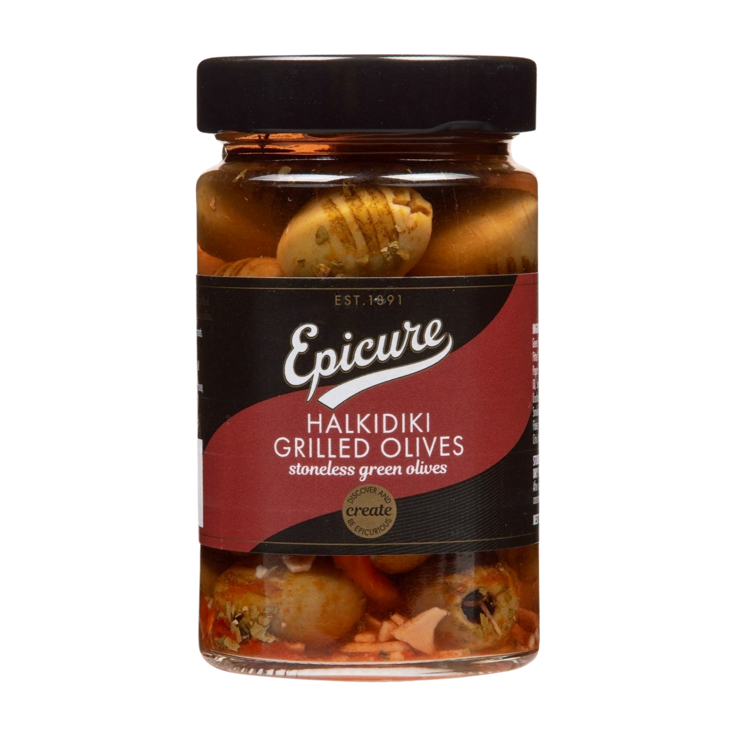 Epicure Grilled Stoneless Halkidiki Olives (6x290g)