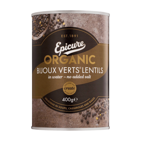 Epicure Organic Bijoux Verts Lentils (6x400g)