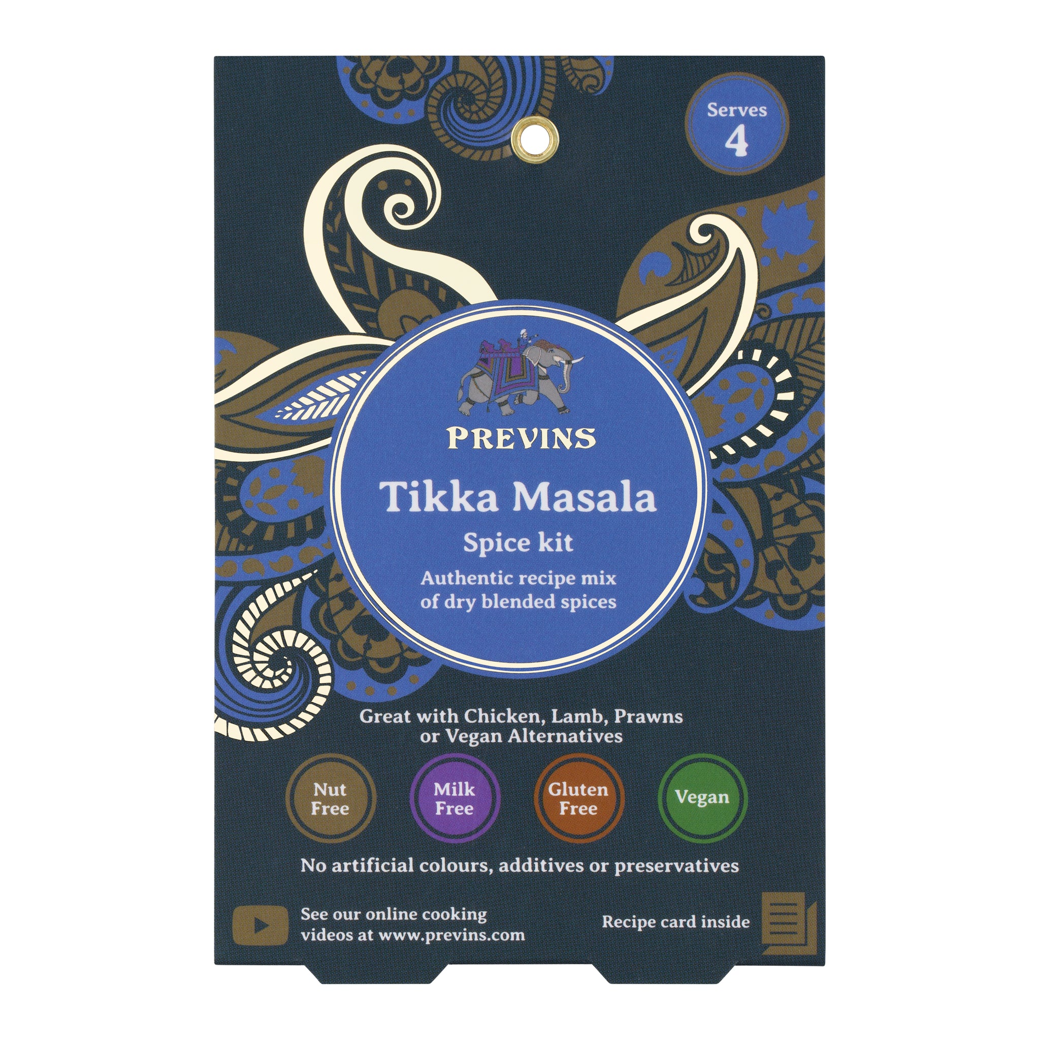 Previns Tikka Masala Spice Kit (8x15g)