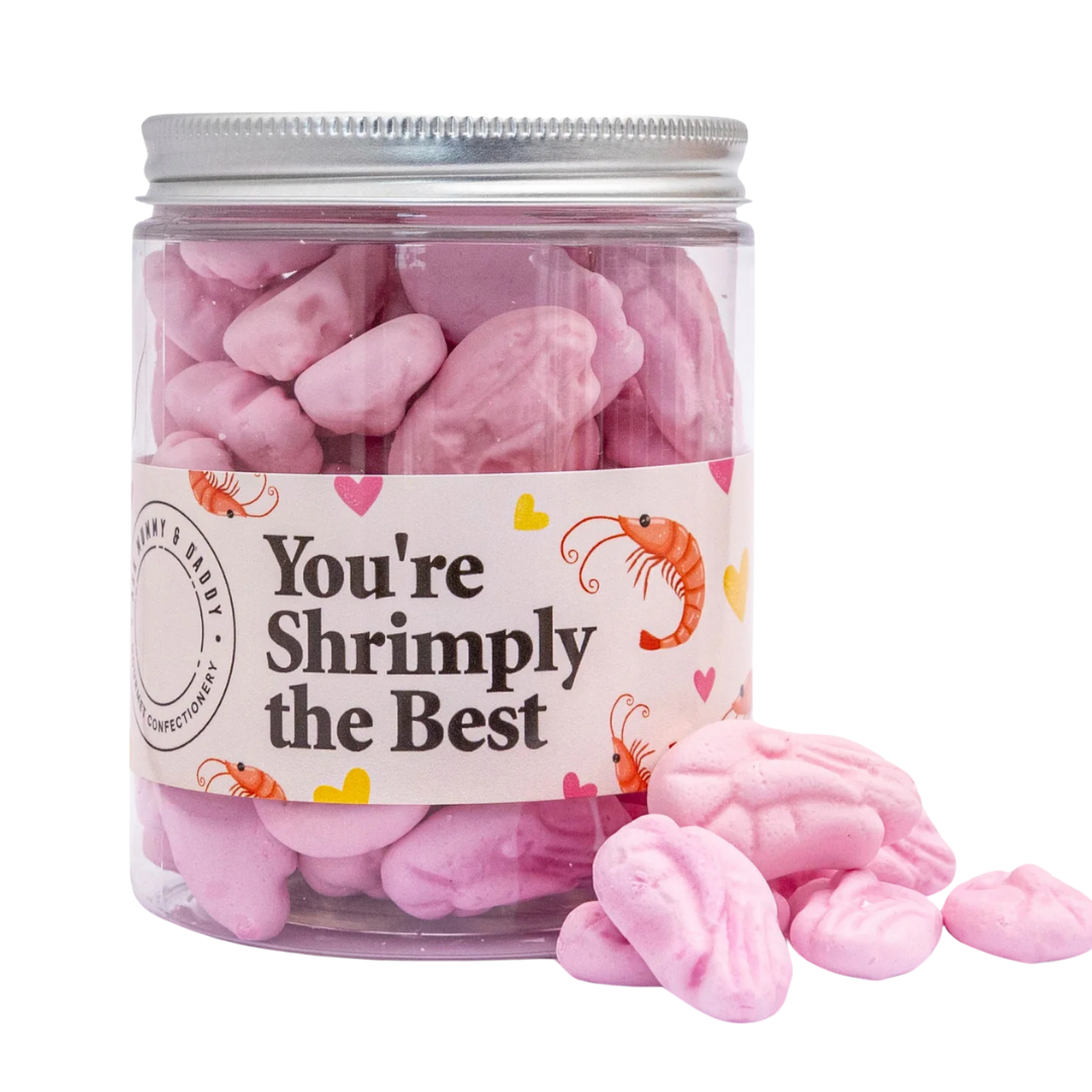 Ask Mummy & Daddy You're Shrimply The Best Jar (12x170g)