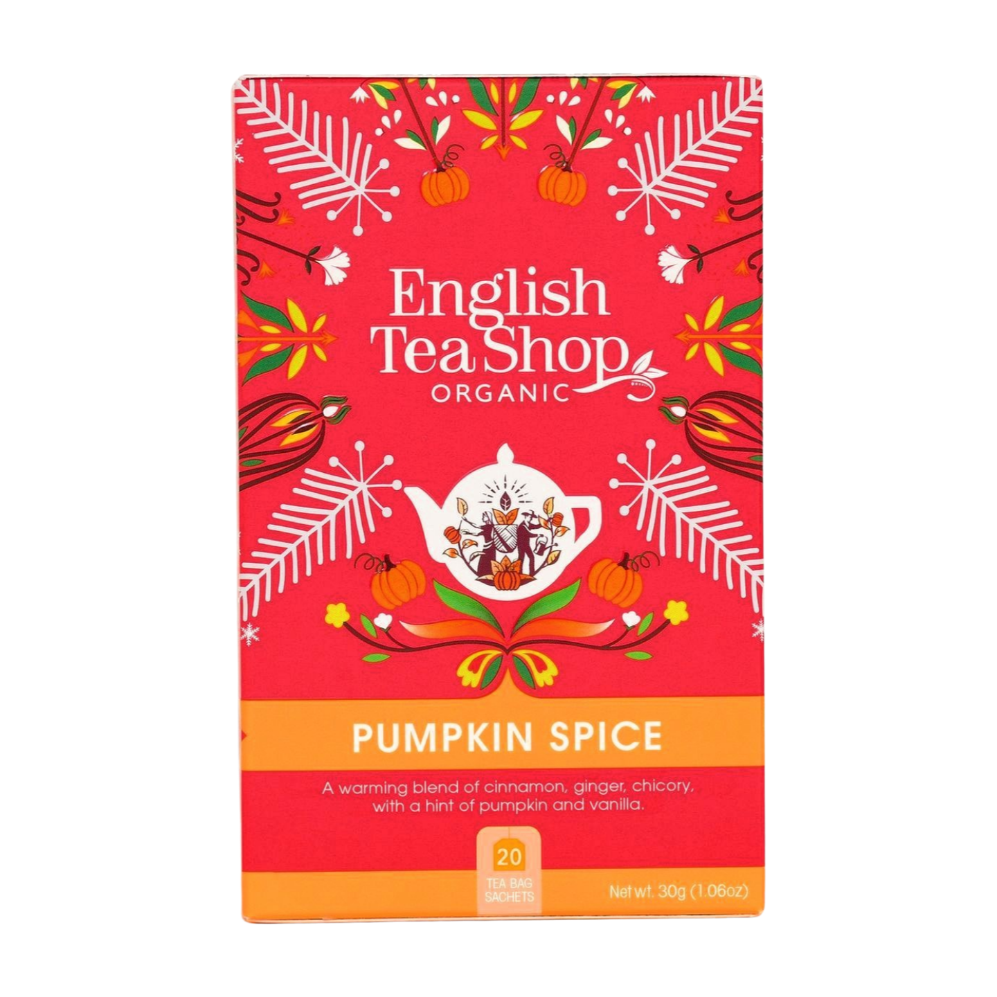 English Tea Shop Organic Pumpkin Spice (6x20 Tea Bags)