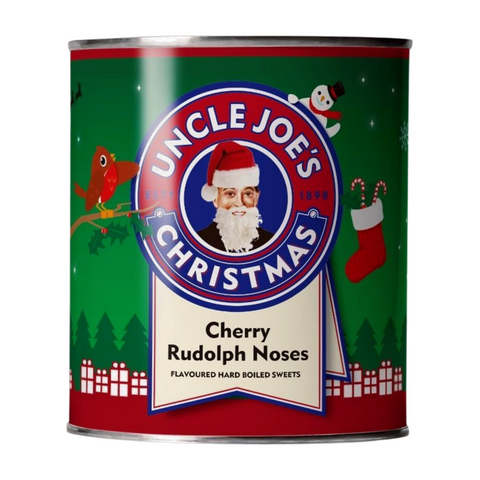Uncle Joe's Cherry Rudolph Noses Flavoured Boiled Sweets (6x120g)