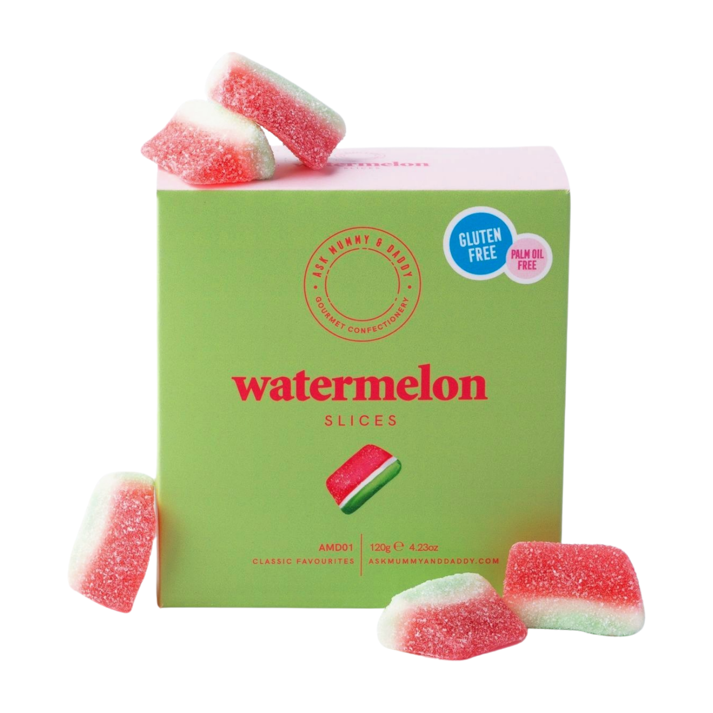 Ask Mummy & Daddy Watermelon Slices Gift Box (10x120g)