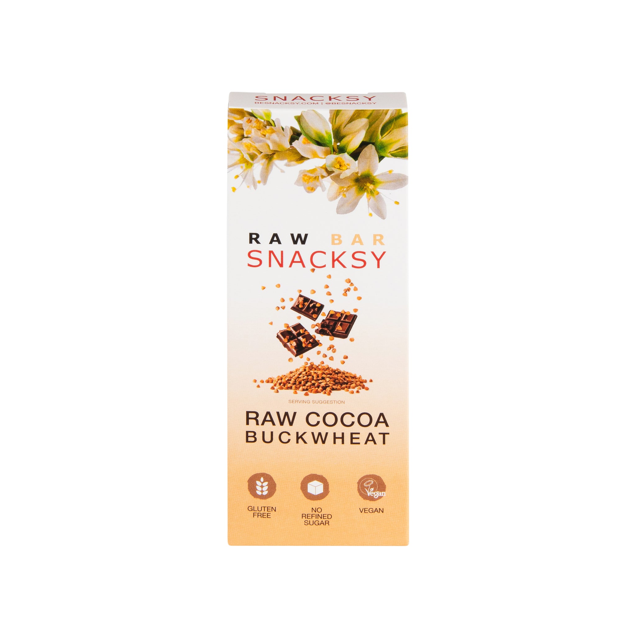 Snacksy Buckwheat Raw Cocoa Bar (12x40g)