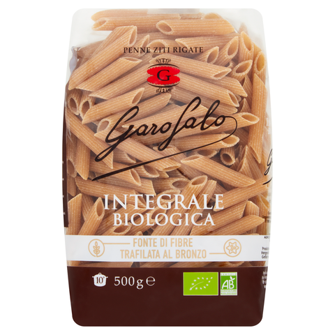 Garofalo Organic Whole Wheat Penne Ziti Rigate (16x500g)