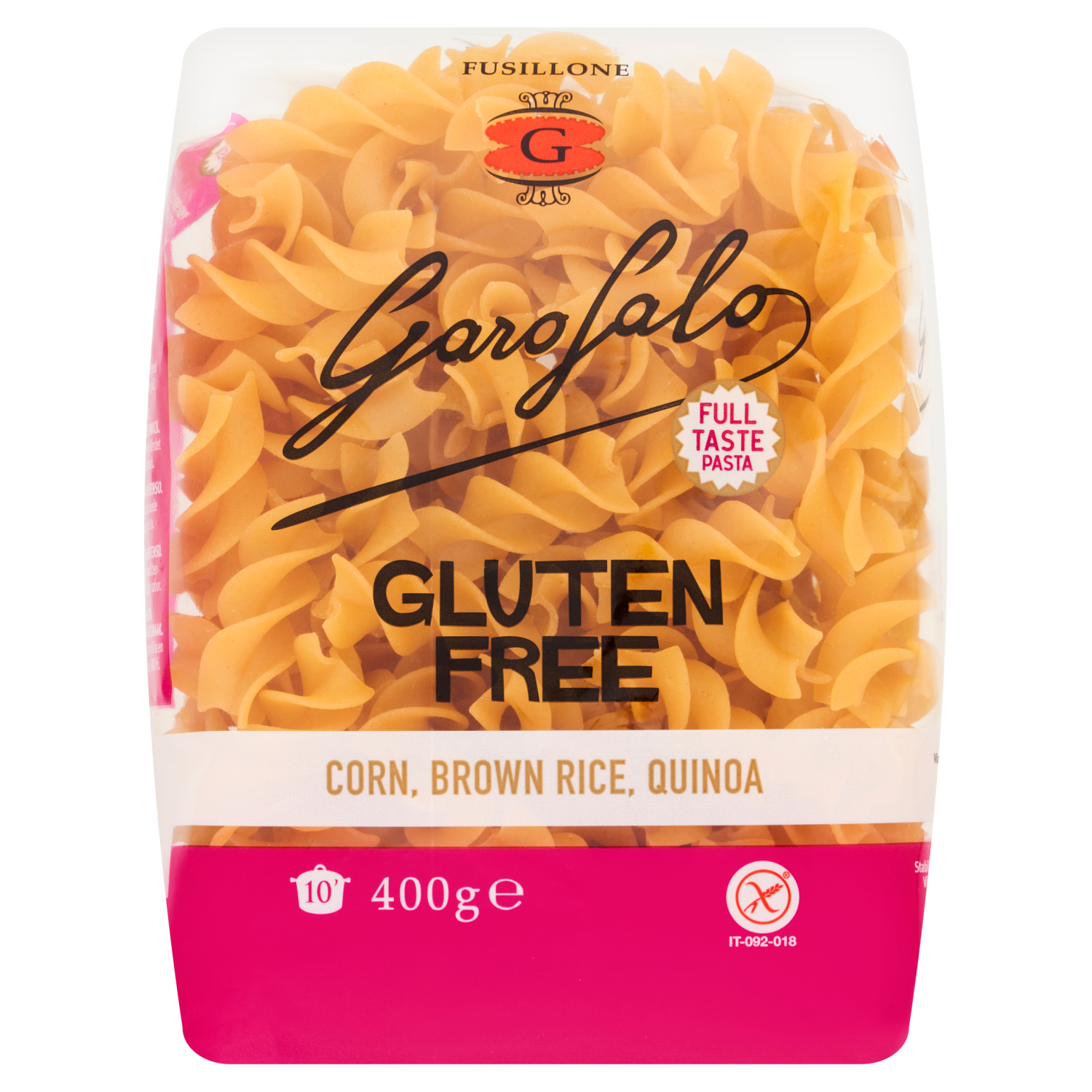 Garofalo Gluten Free Fusillone (8x400g)