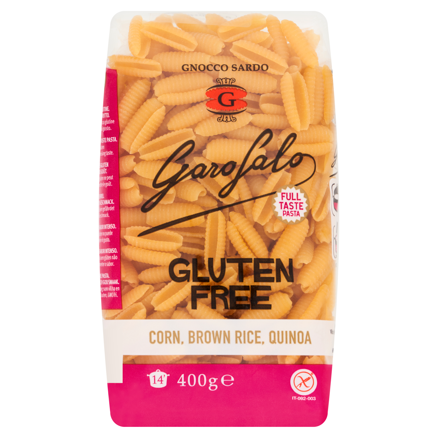 Garofalo Gluten Free Gnocco Sardo (12x400g)