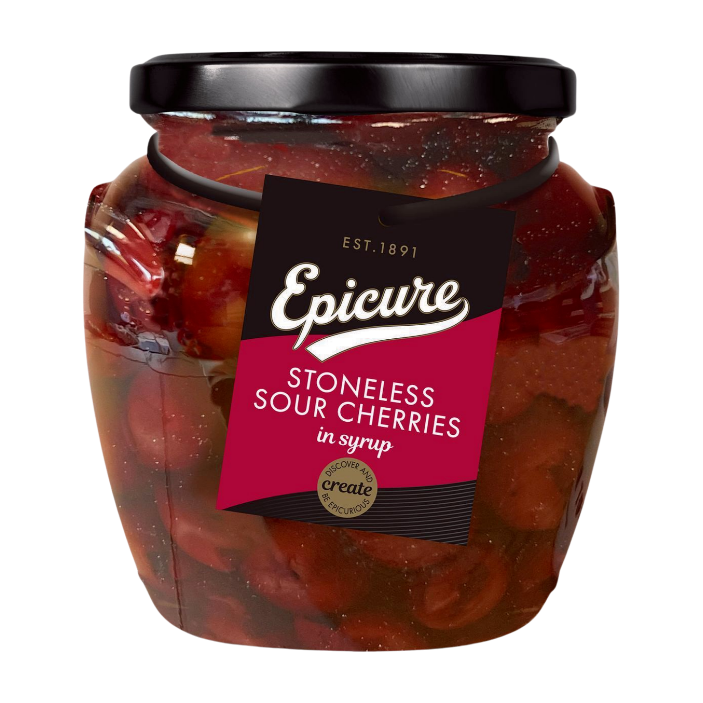 Epicure Stoneless Sour Cherries in Light Syrup (6x570g)