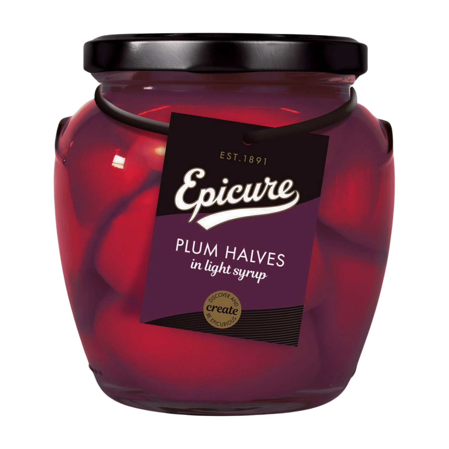 Epicure Plum Halves in Light Syrup (6x560g)