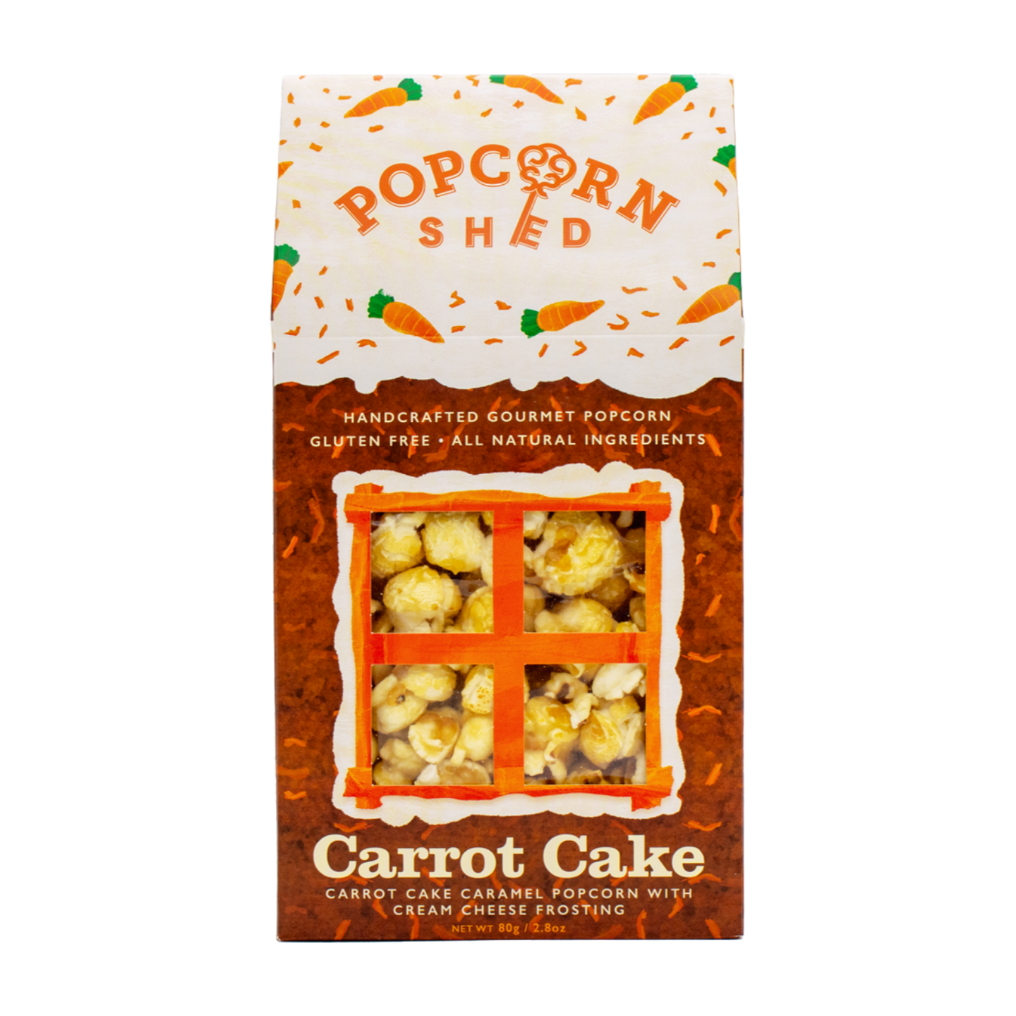 Popcorn Shed Carrot Cake Gourmet Popcorn Shed (10x80g)