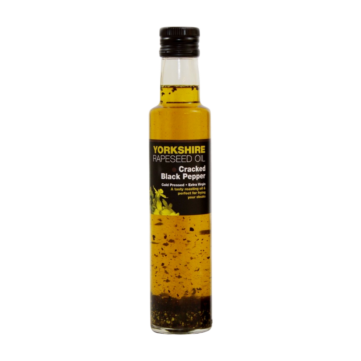Yorkshire Rapeseed Oil Cracked Black Pepper Rapeseed Oil (6x250ml ...
