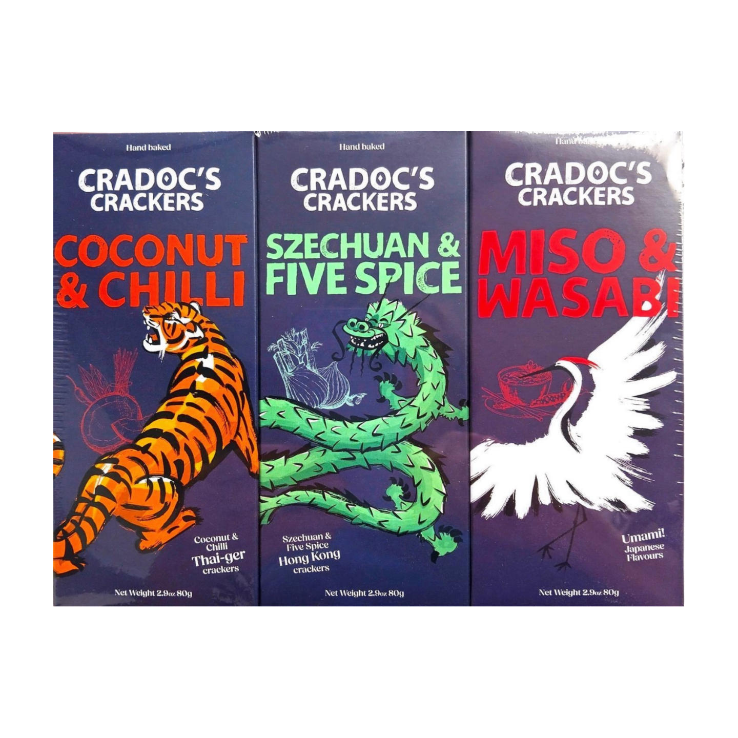 Cradoc's Asian Flavours Triple Gift Pack (2x240g)