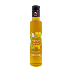 Pembrokeshire Gold Basil Infused Rapeseed Oil (12x250ml)